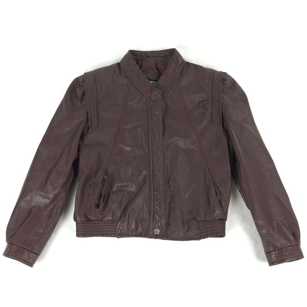 Vintage Brown Leather Jacket